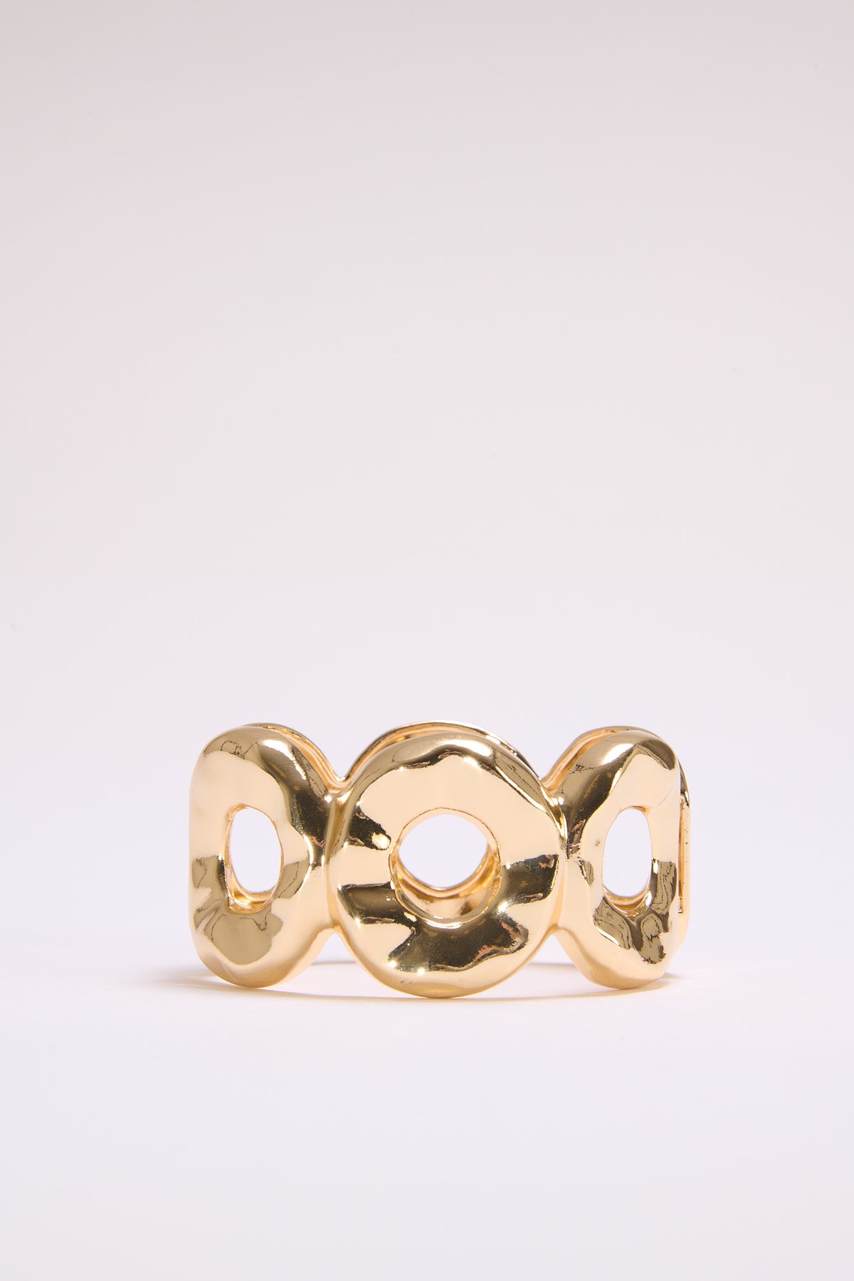 Bracciale donna rigido a catena - Oro
