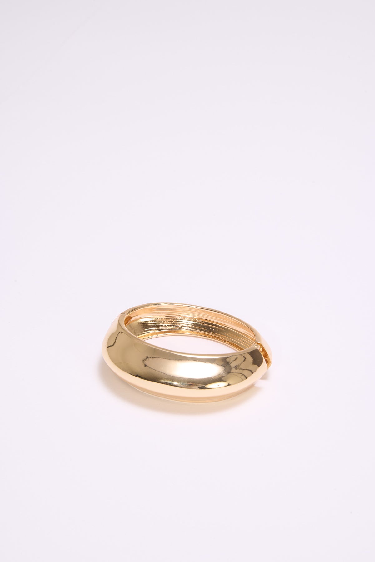 Bracciale donna rigido bombato - Oro