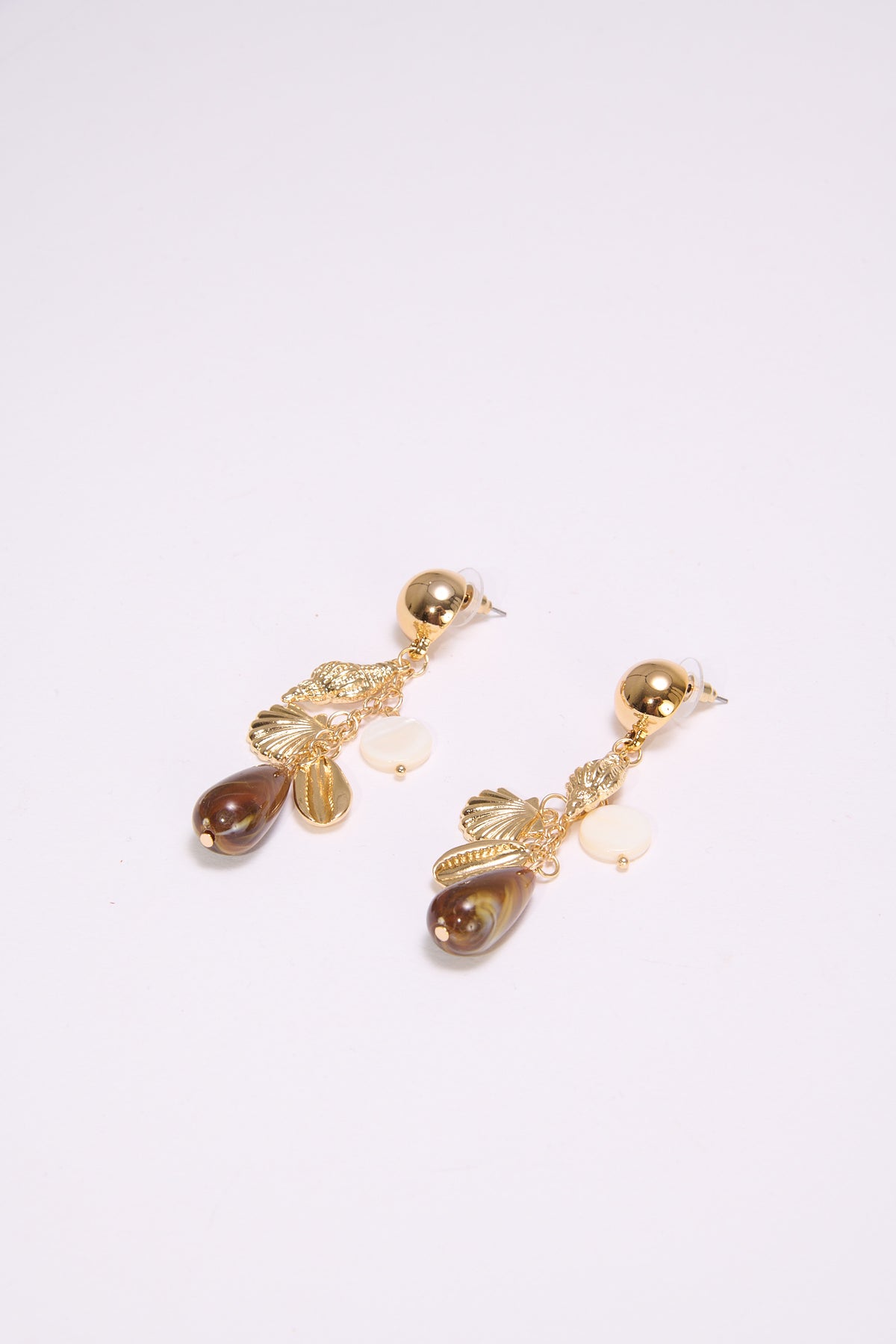 Orecchini donna clip pendente soggetti marini - Moro