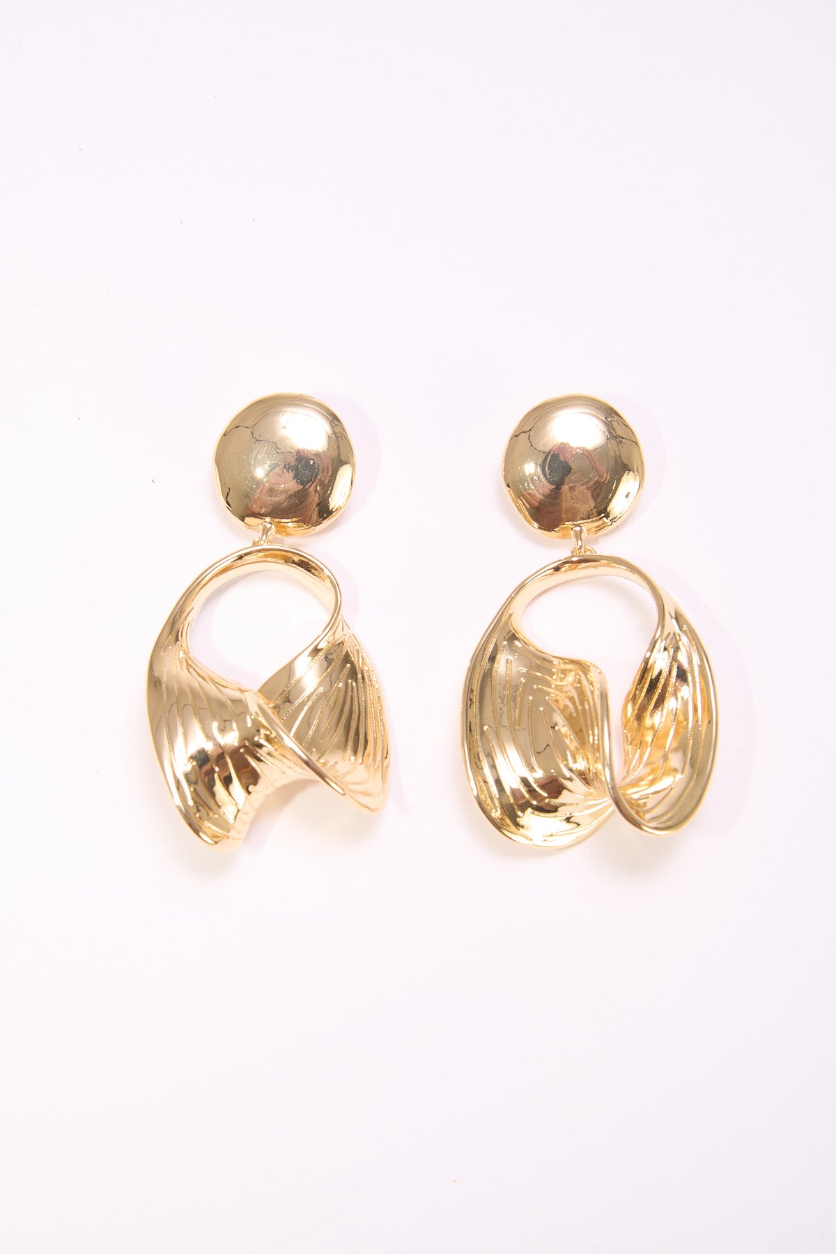 Orecchini donna grandi torchon - Oro