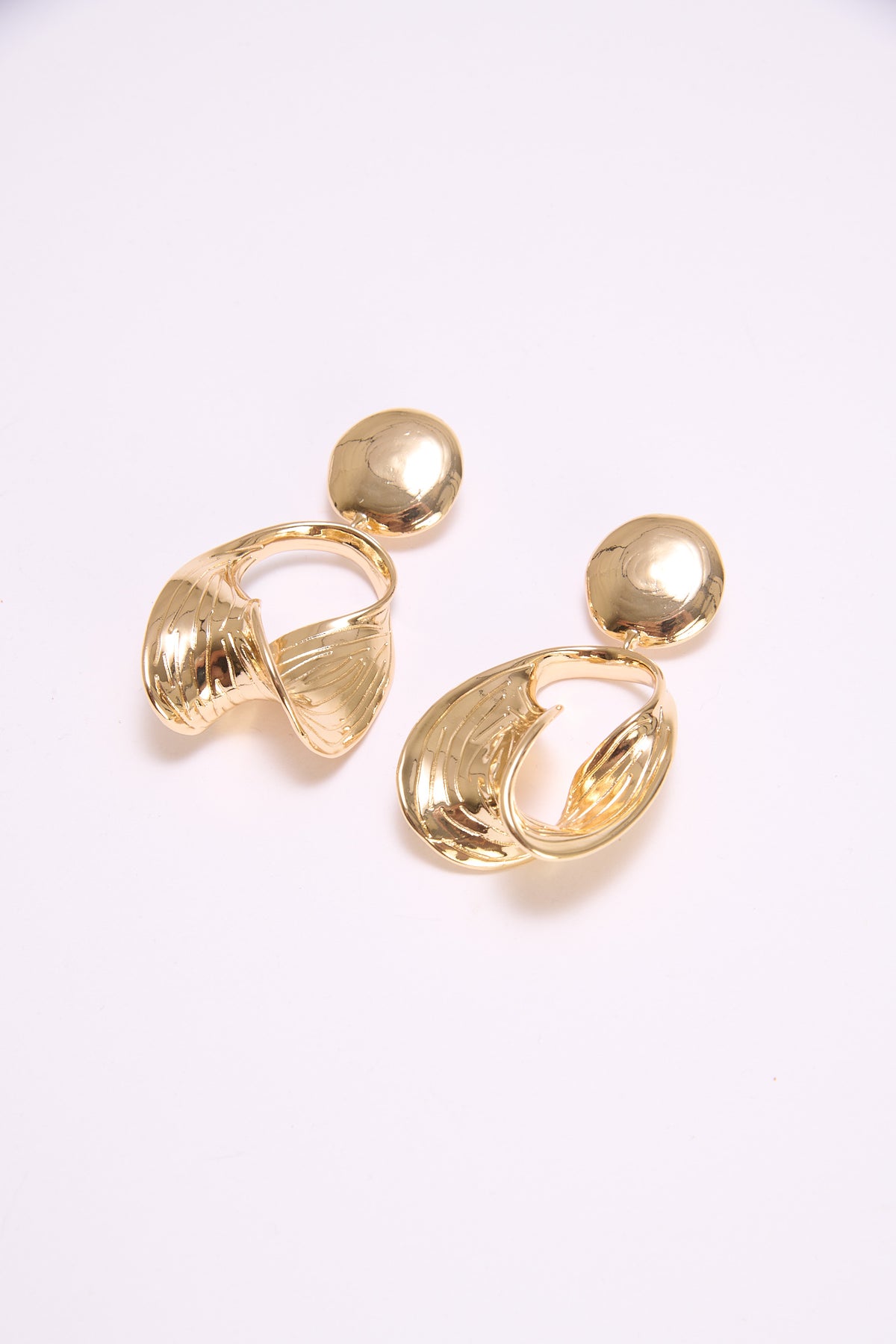 Orecchini donna grandi torchon - Oro