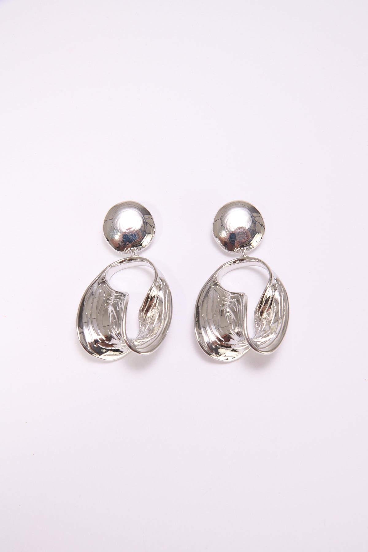 Orecchini donna grandi torchon - Argento