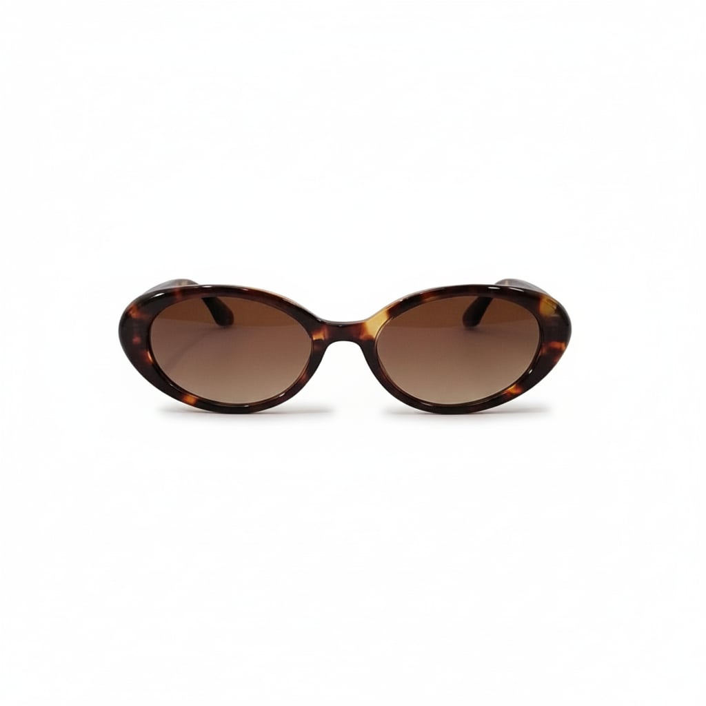 Occhiali donna da sole ovale - Marrone