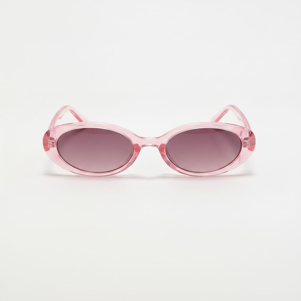 Occhiali bambina trasparenti colorati ovali - Rosa