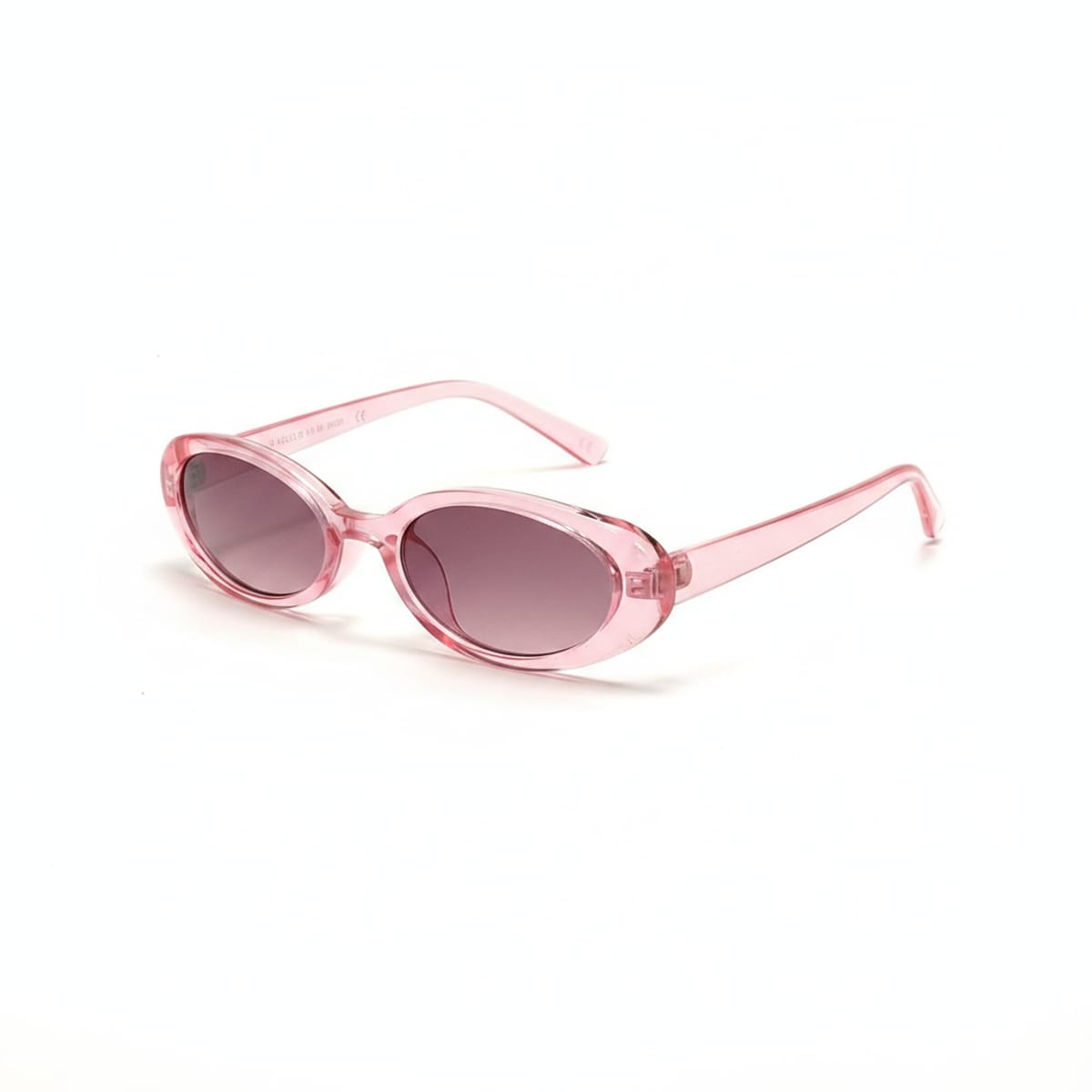 Occhiali bambina trasparenti colorati ovali - Rosa