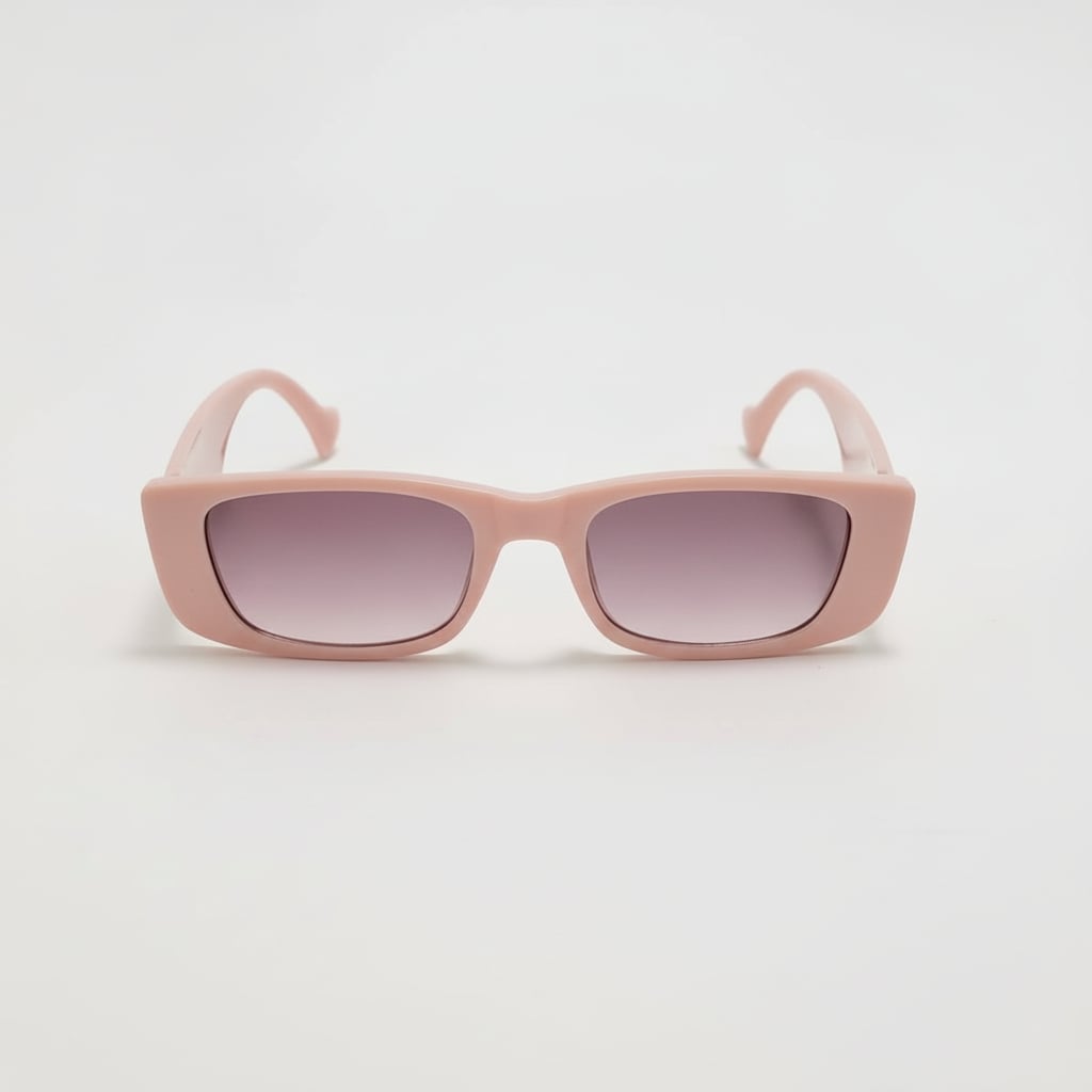 Occhiali bambina da sole rettangolari - Rosa