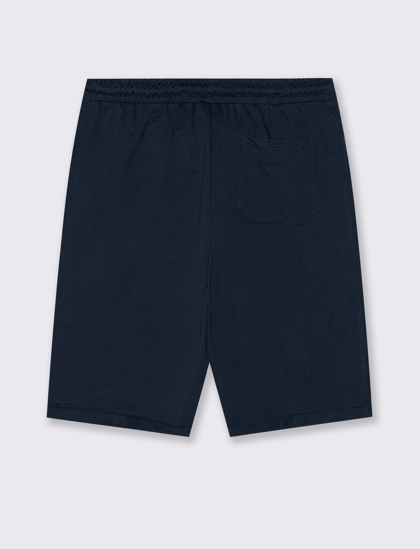Bermuda with jogger waistband - Blue