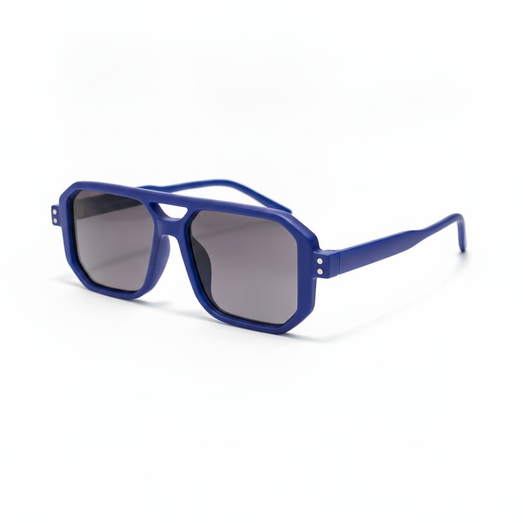 Occhiali bambino da sole squadrati - Blu