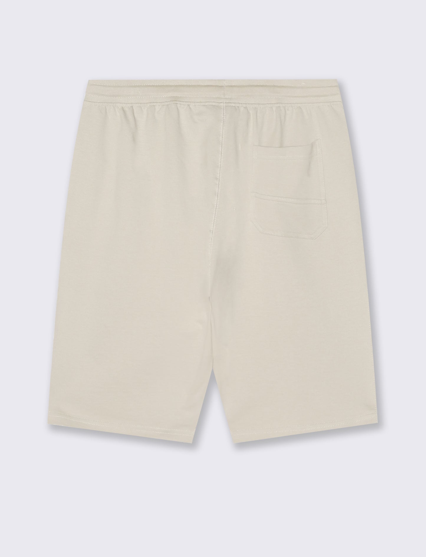 Bermuda in felpa con vita jogger regolabile - Grigio ghiaccio