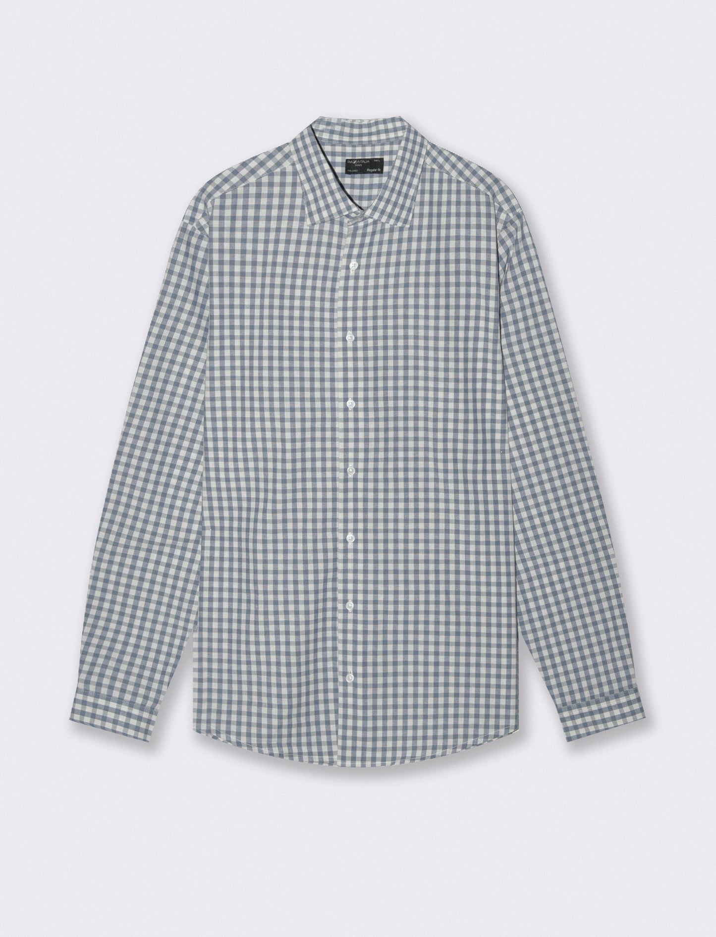 Camicia a quadri regular fit in cotone - CARTA DA ZUCCHERO