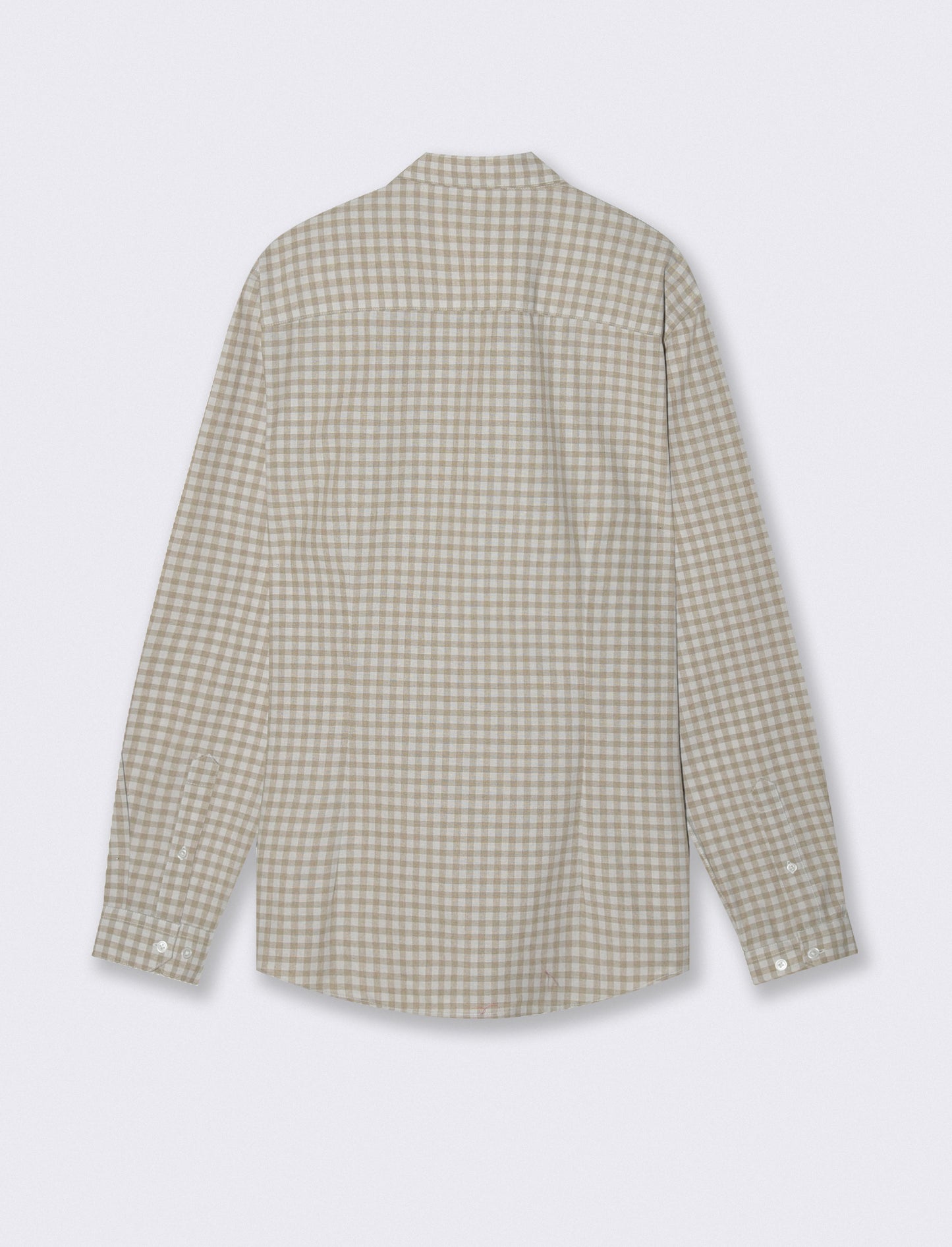 Regular fit checked cotton shirt - Green