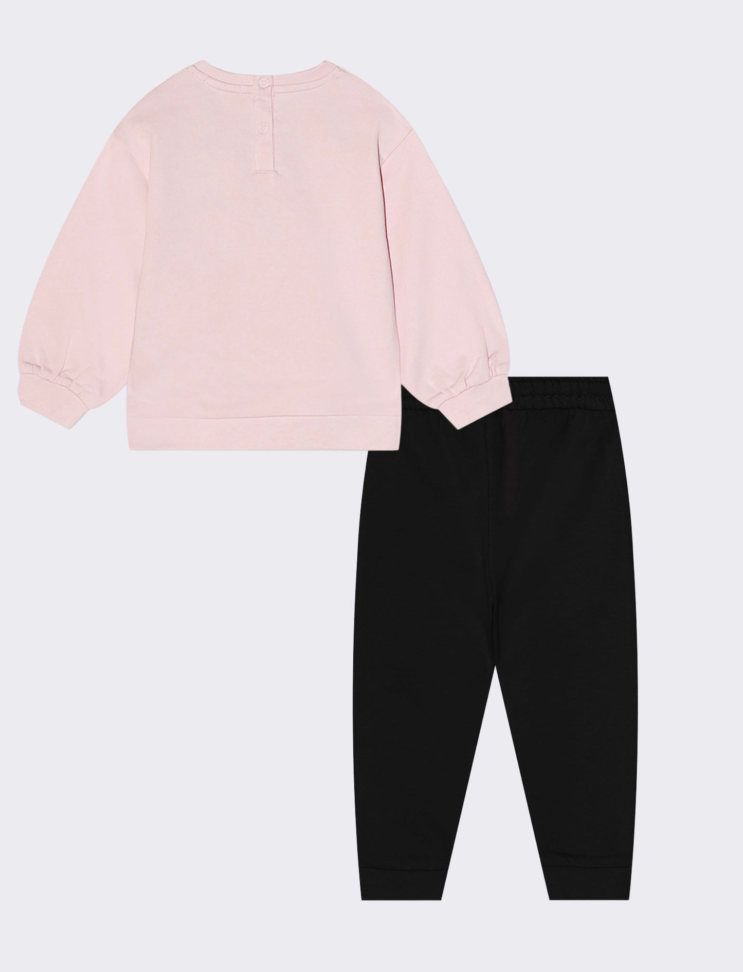 Tuta due pezzi con stampa e coulisse - Rosa