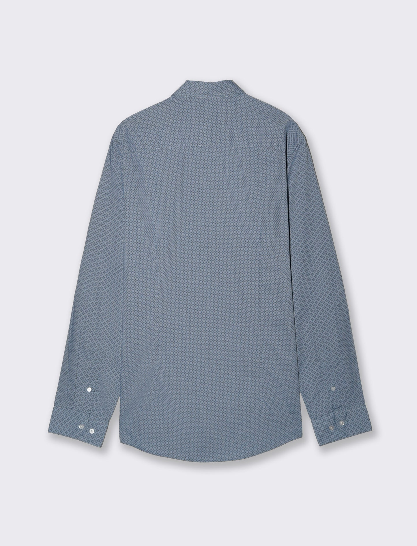 Camicia Regular Fit Micro Fantasia - CARTA DA ZUCCHERO