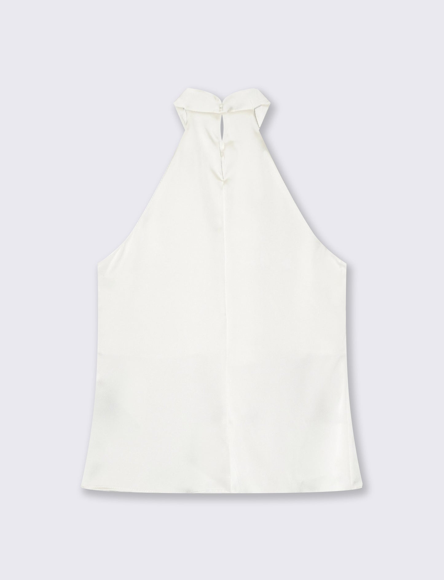 Top in raso - Bianco latte