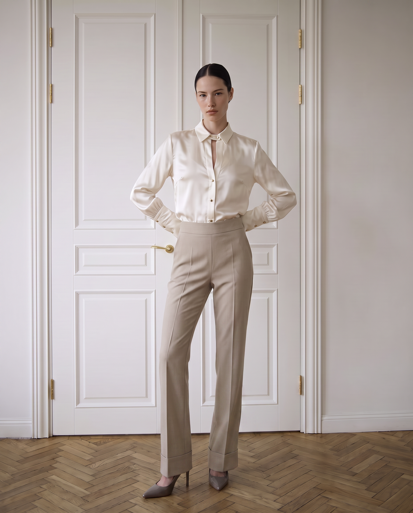Camicia manica lunga - Bianco