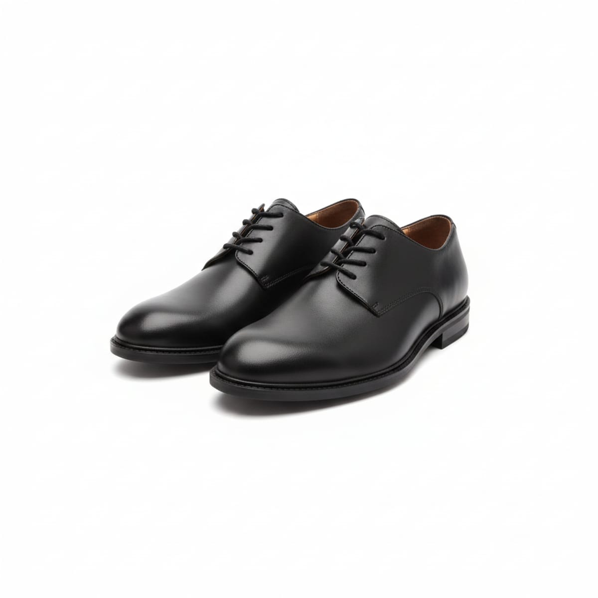 Scarpa classica stringata da uomo. - Nero