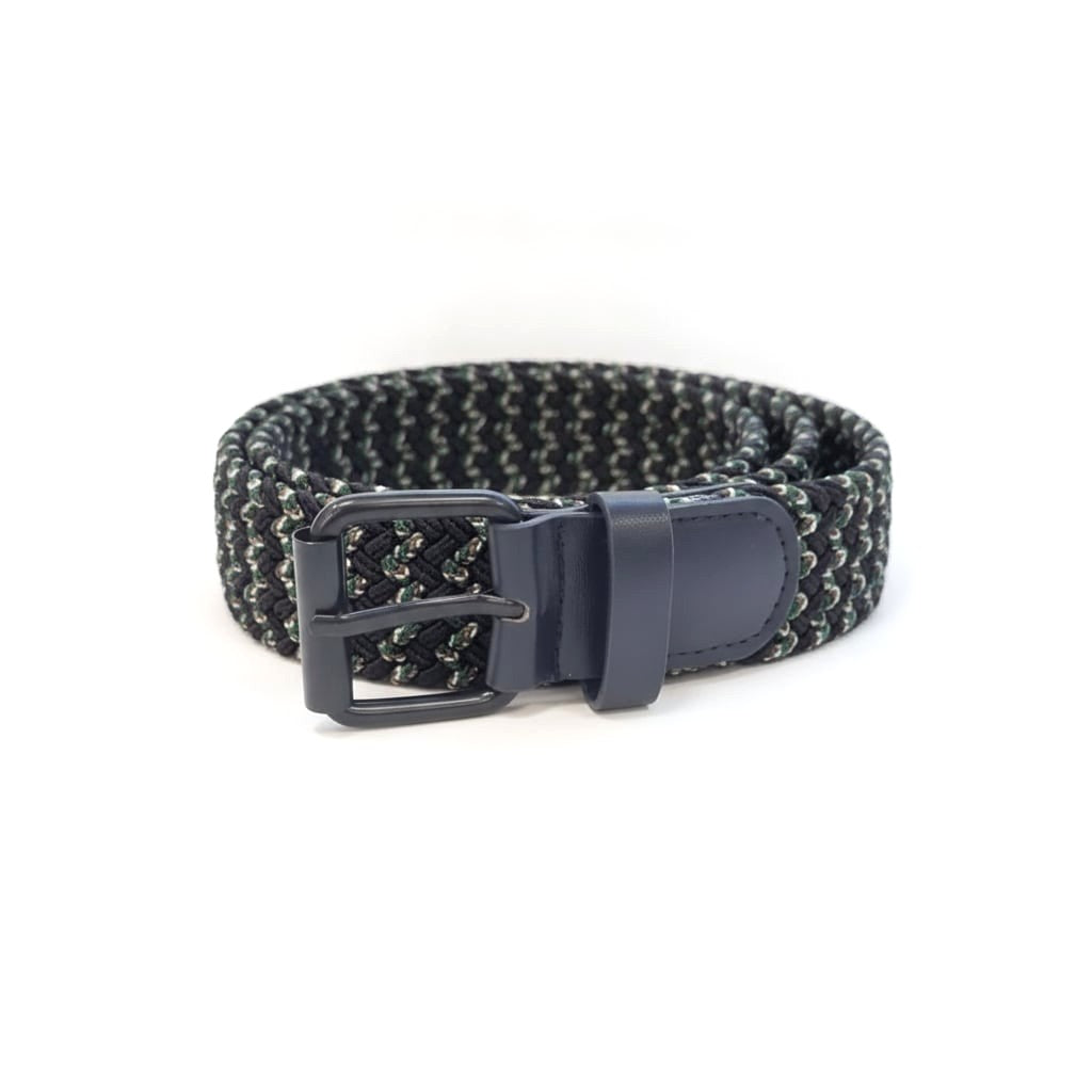 Cintura bambino elastica intrecciata - Blu