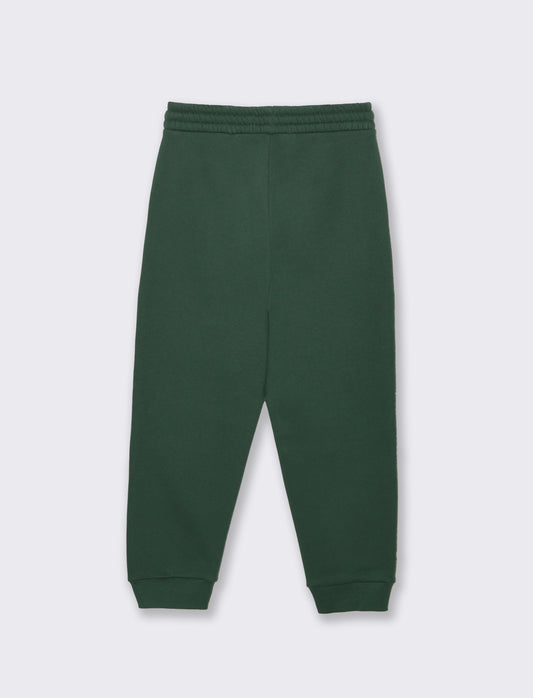 JOGGER CON STAMPA - Verde abete