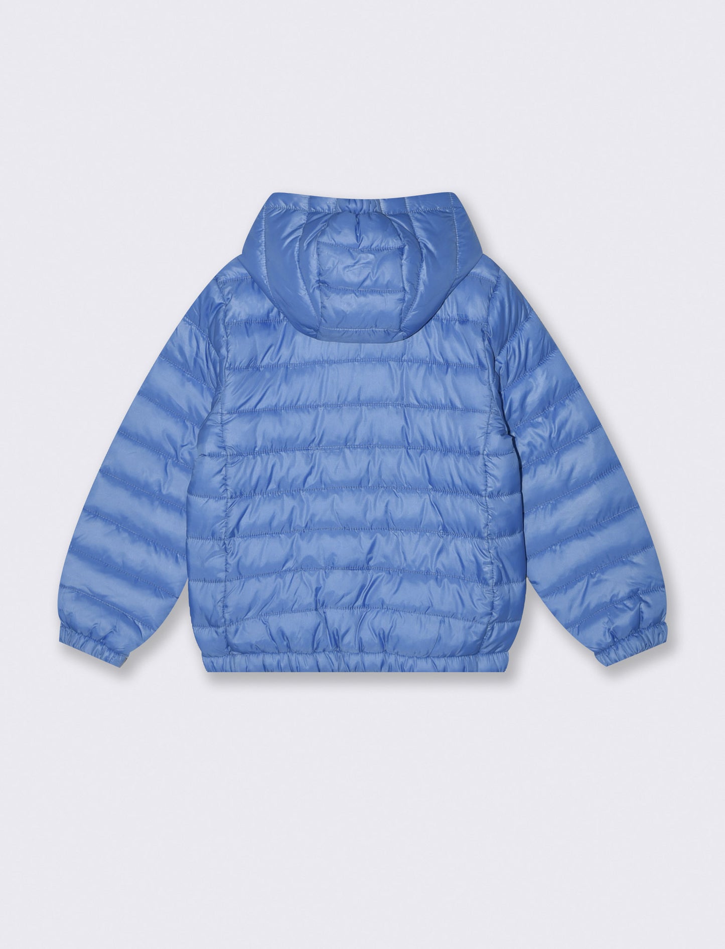Giubbotto leggero con cappuccio e zip - Blu oceano