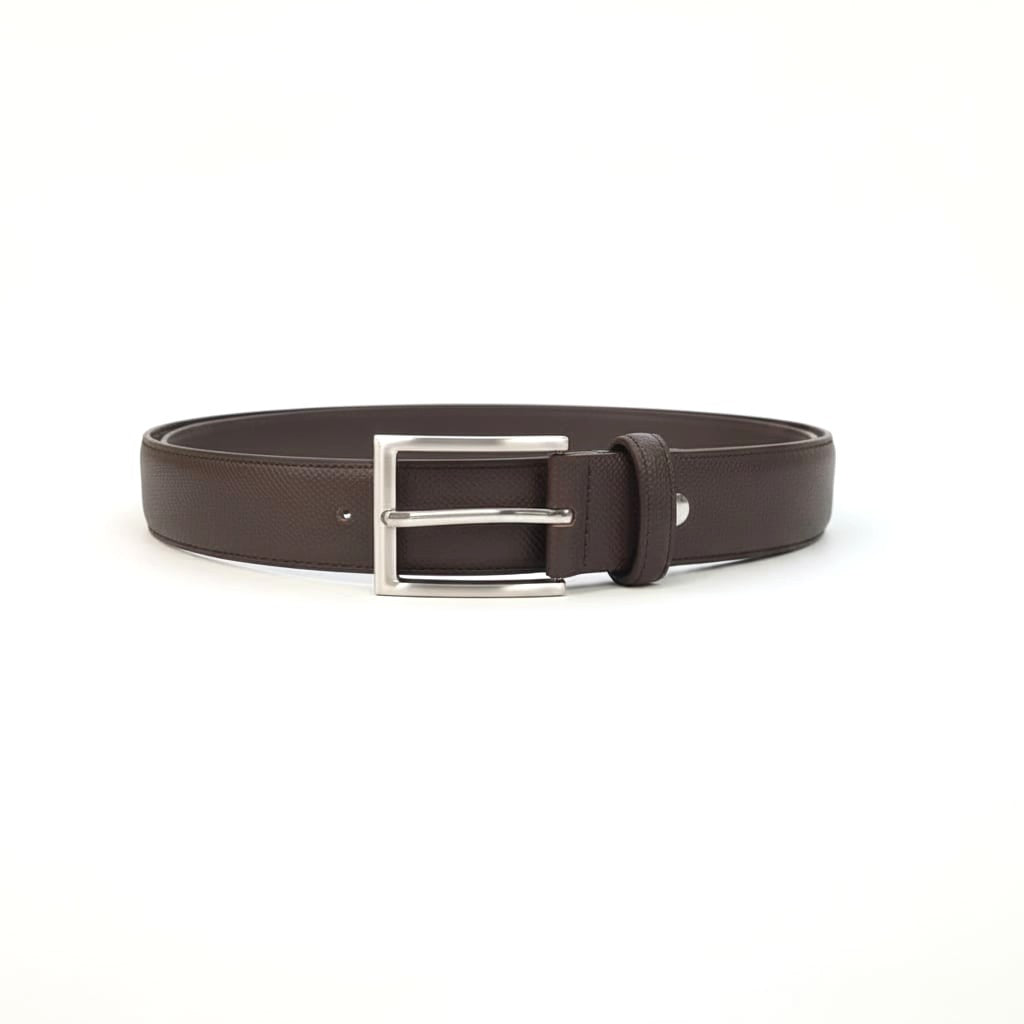 Cintura uomo fusto stampato 3,5cm - Moro