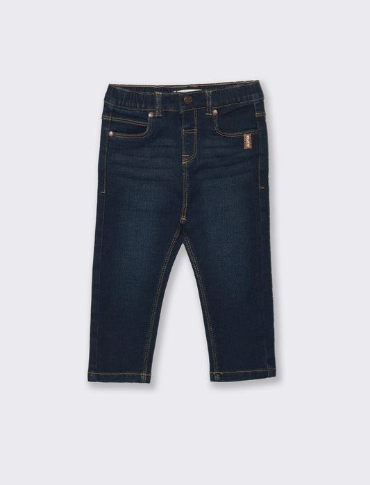 Jeans cinque tasche modello basico e casual - DENIM SCURO