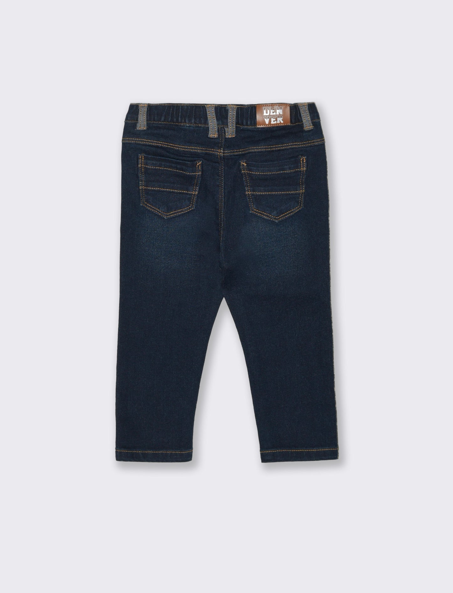 Jeans cinque tasche modello basico e casual - DENIM SCURO