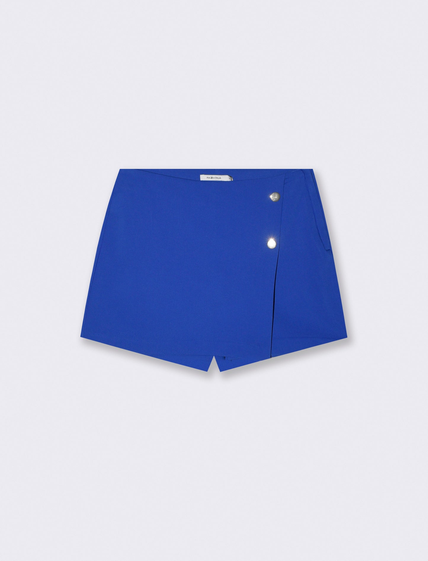 Shorts with panel and decorative buttons - 