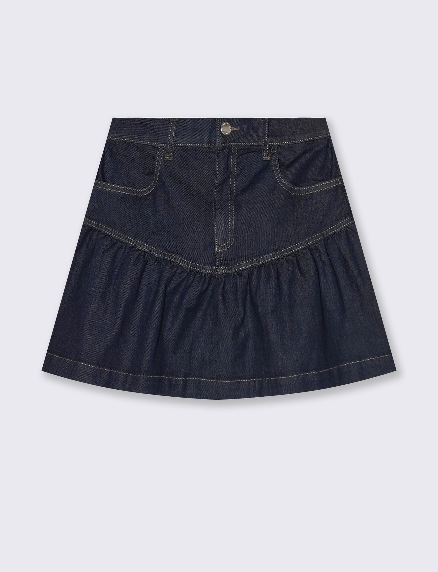 GONNA CORTA - DENIM SCURO