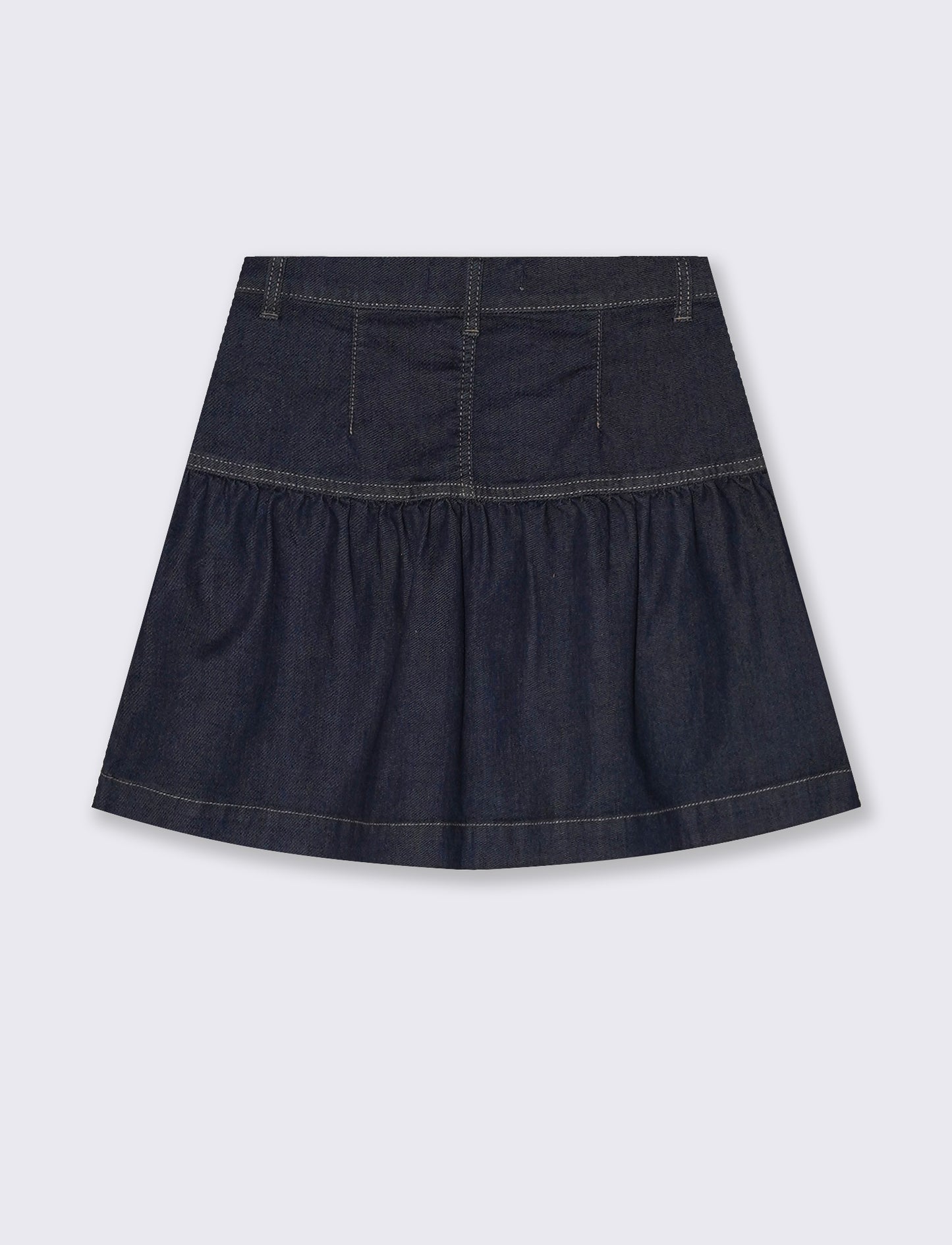 GONNA CORTA - DENIM SCURO