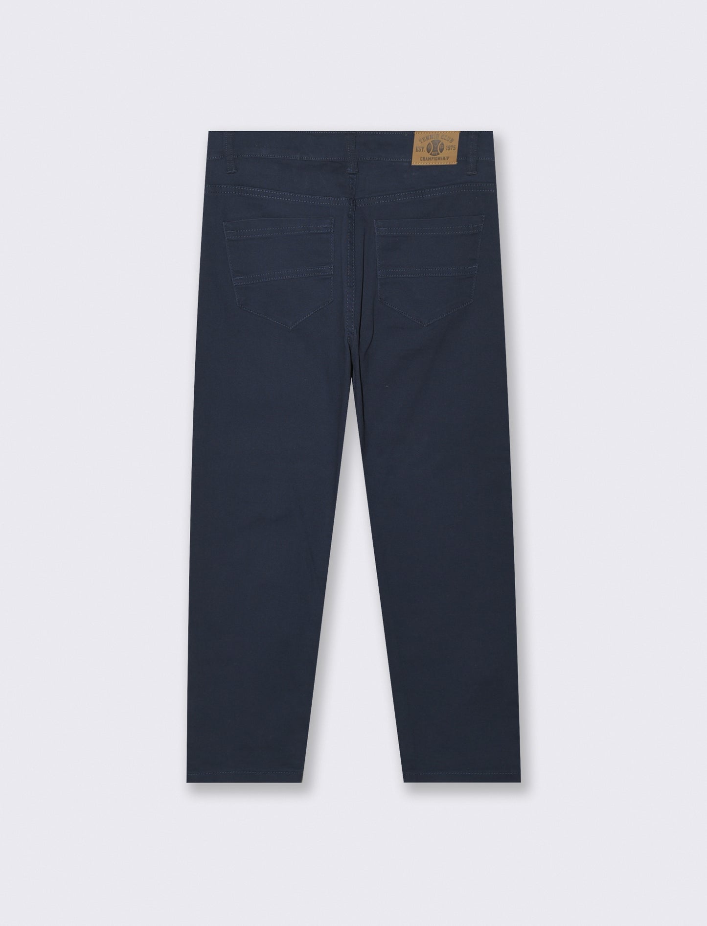 Pantaloni Cinque Tasche in Cotone Elastico - Blu