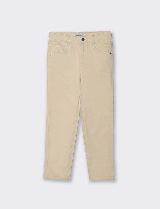 PANTALONI CINQUE TASCHE - Beige