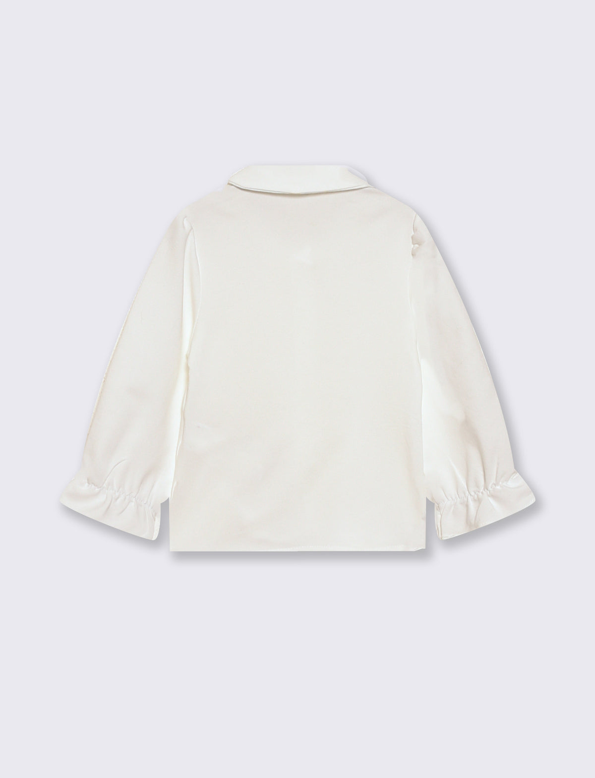 Camicia con fiocchetto - Bianco