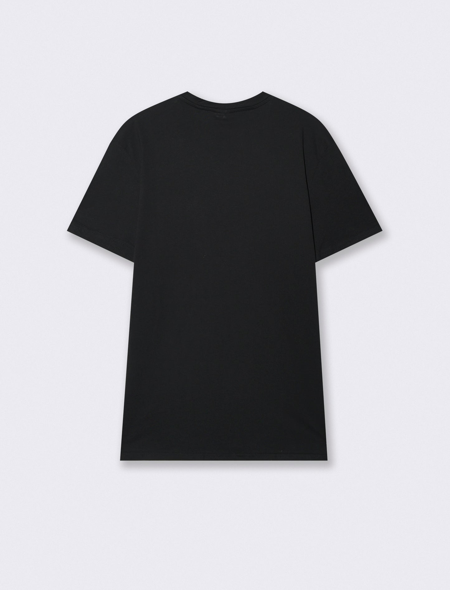 T-SHIRT BASIC COTONE PREMIUM REGULAR FIT - Nero