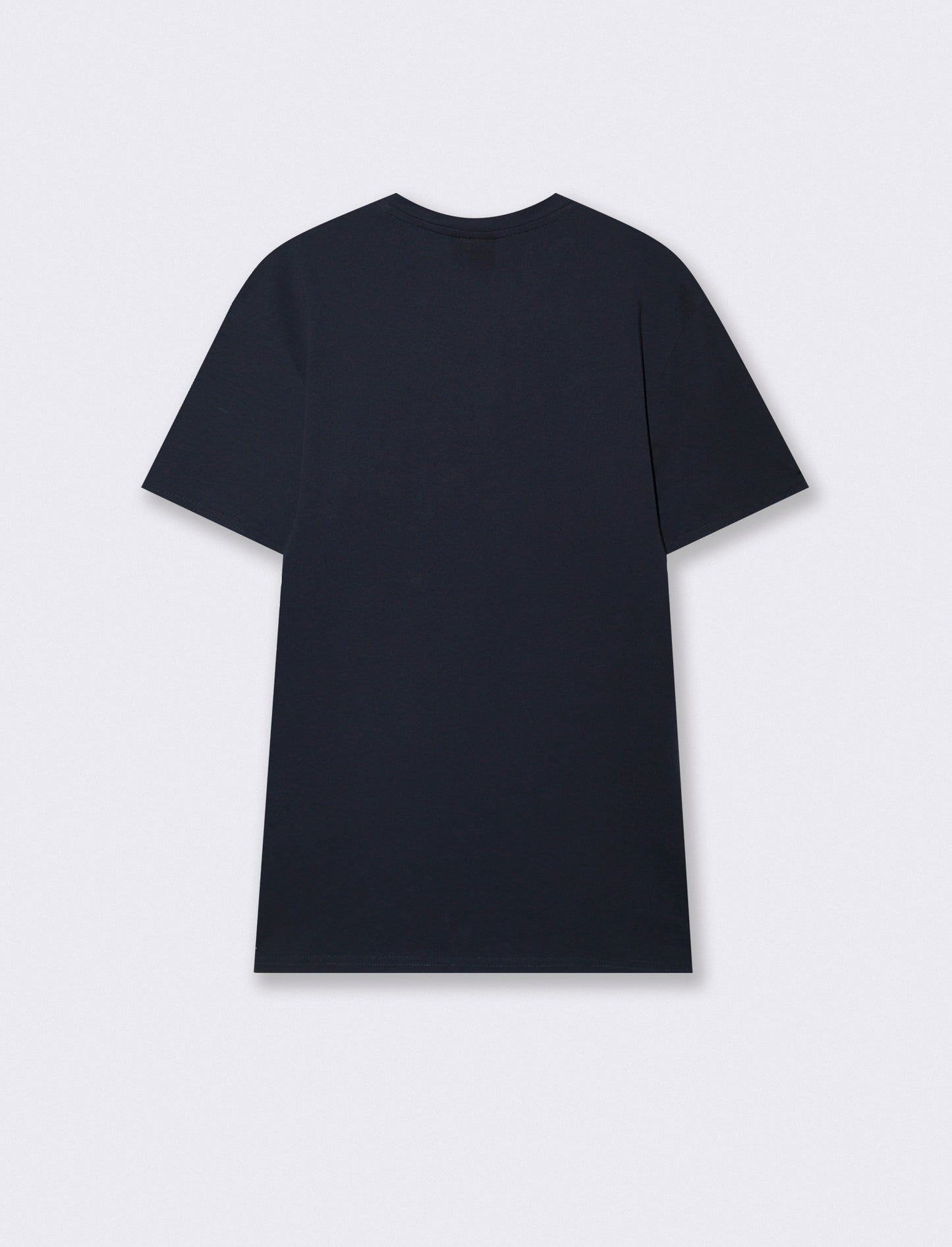 T-SHIRT BASIC COTONE PREMIUM REGULAR FIT - Blu