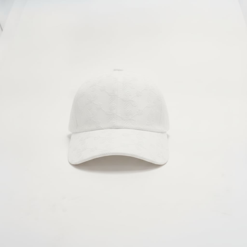 Cappello bambina pizzo - Bianco
