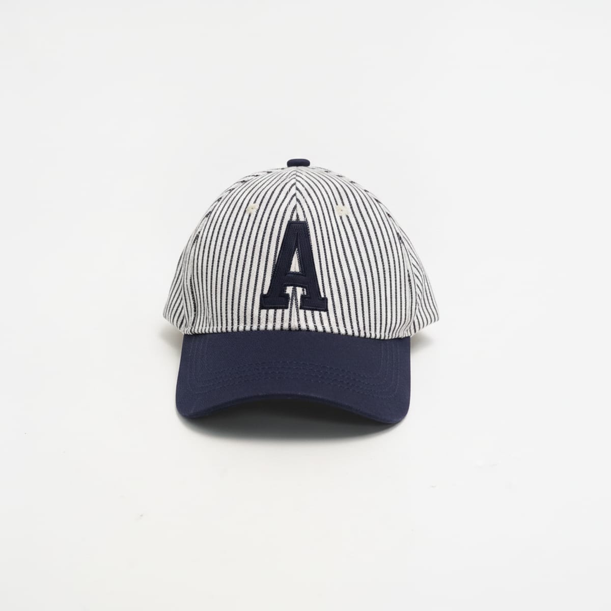 Cappello bambino baseball con lettera a righe - var 1