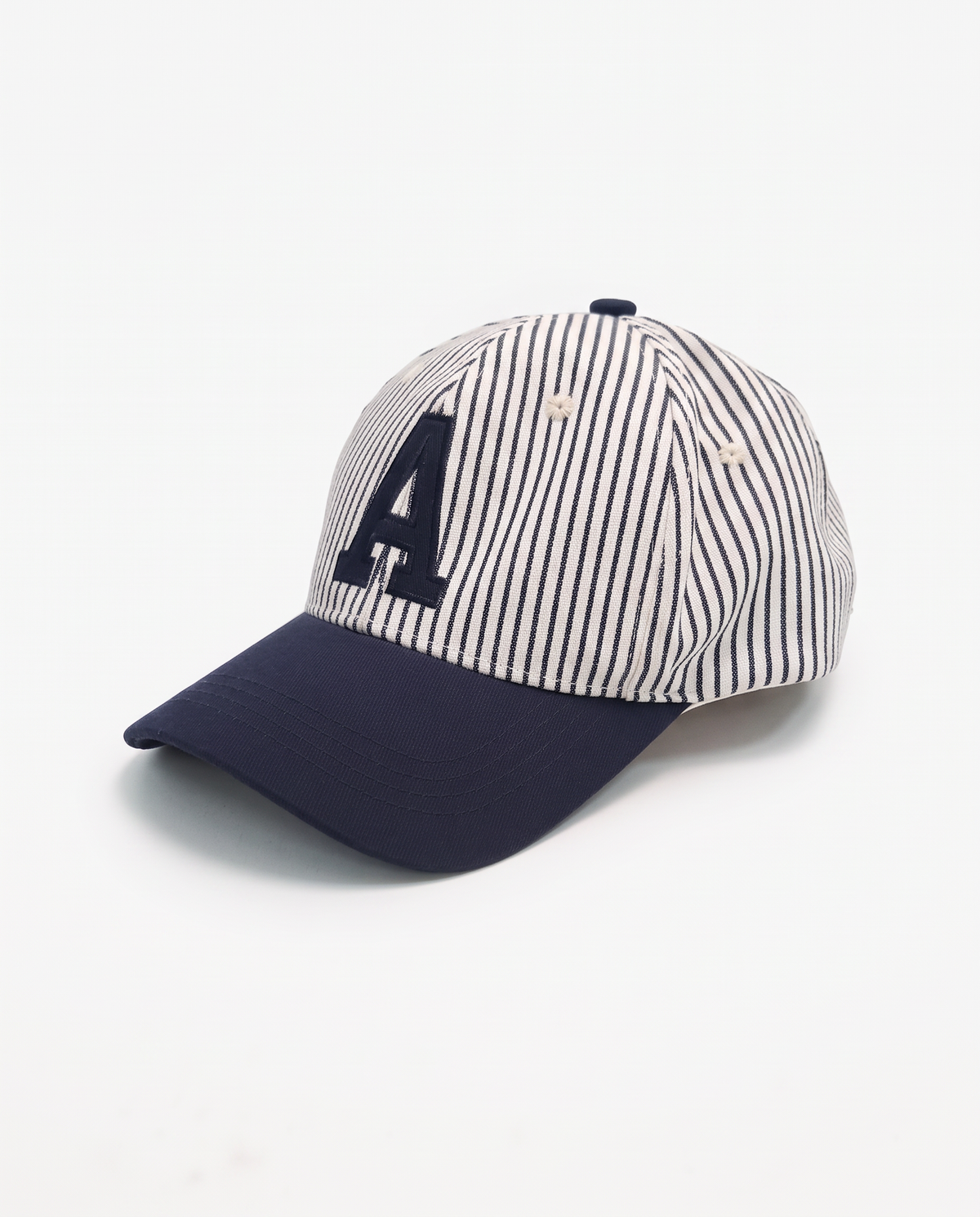 Cappello bambino baseball con lettera a righe - var 1