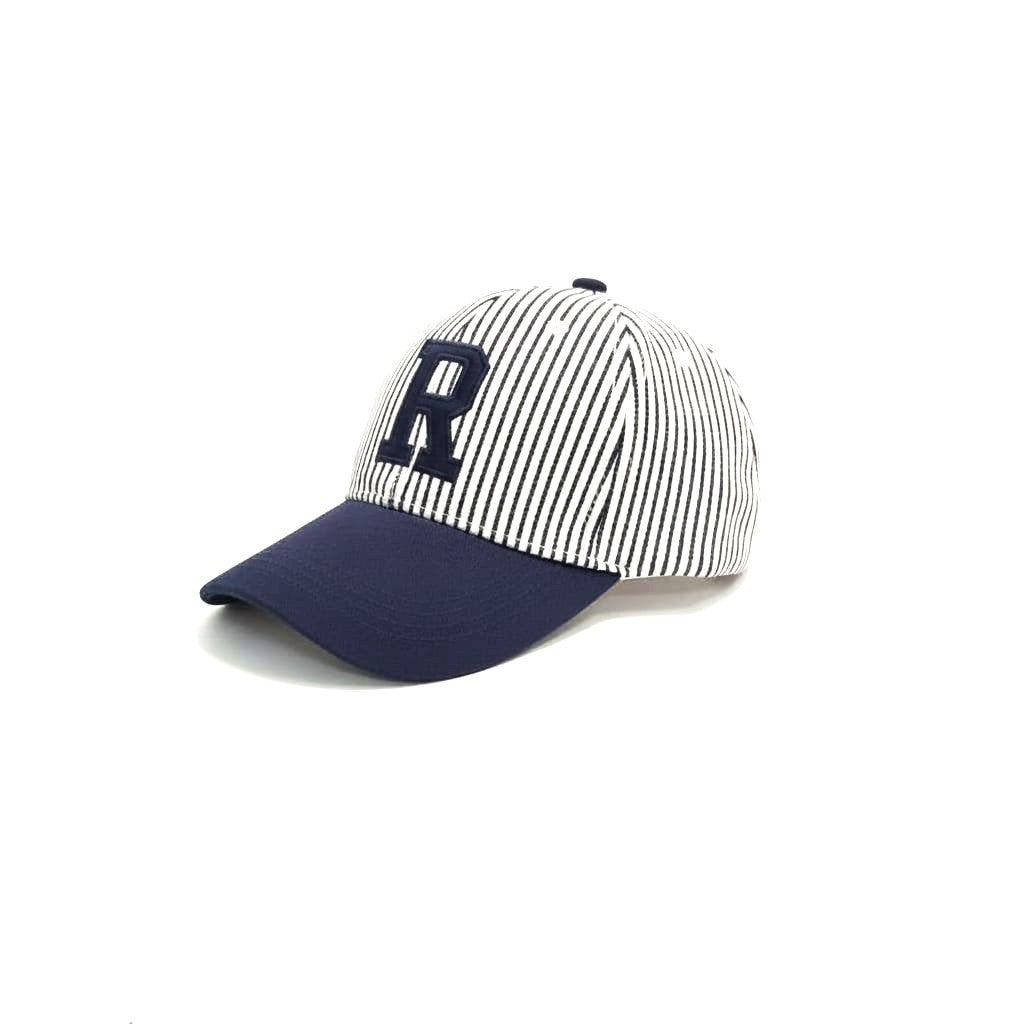 Cappello bambino baseball con lettera a righe - Var 6