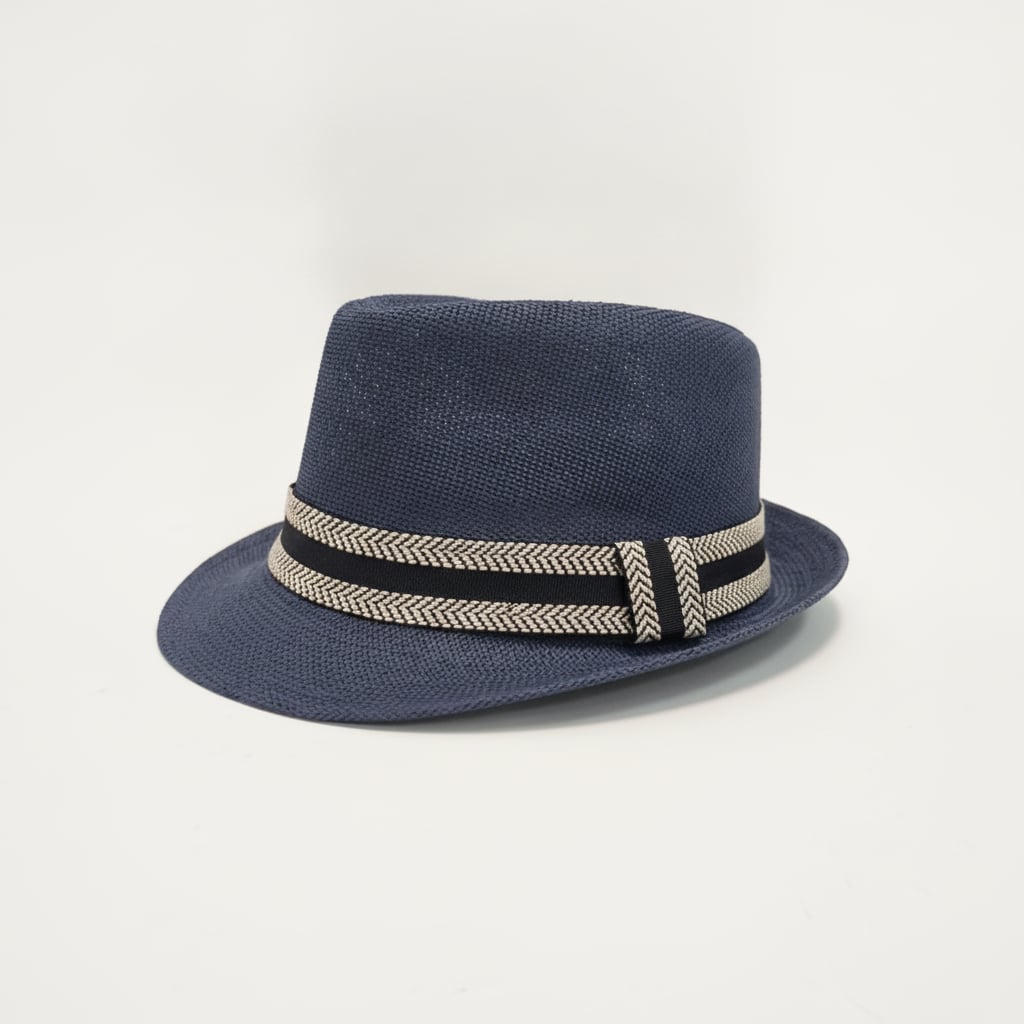Cappello carta con fascia bambino - Blu