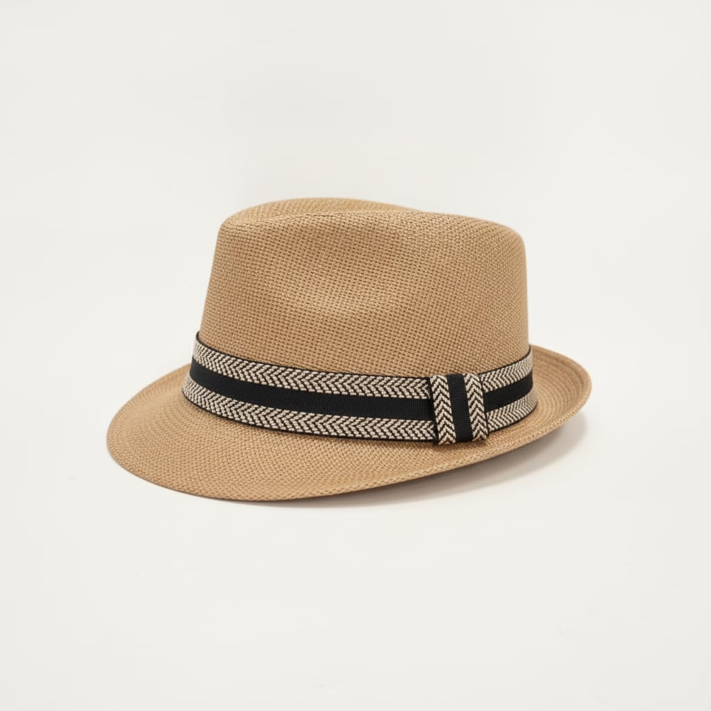 Cappello carta con fascia bambino - Beige