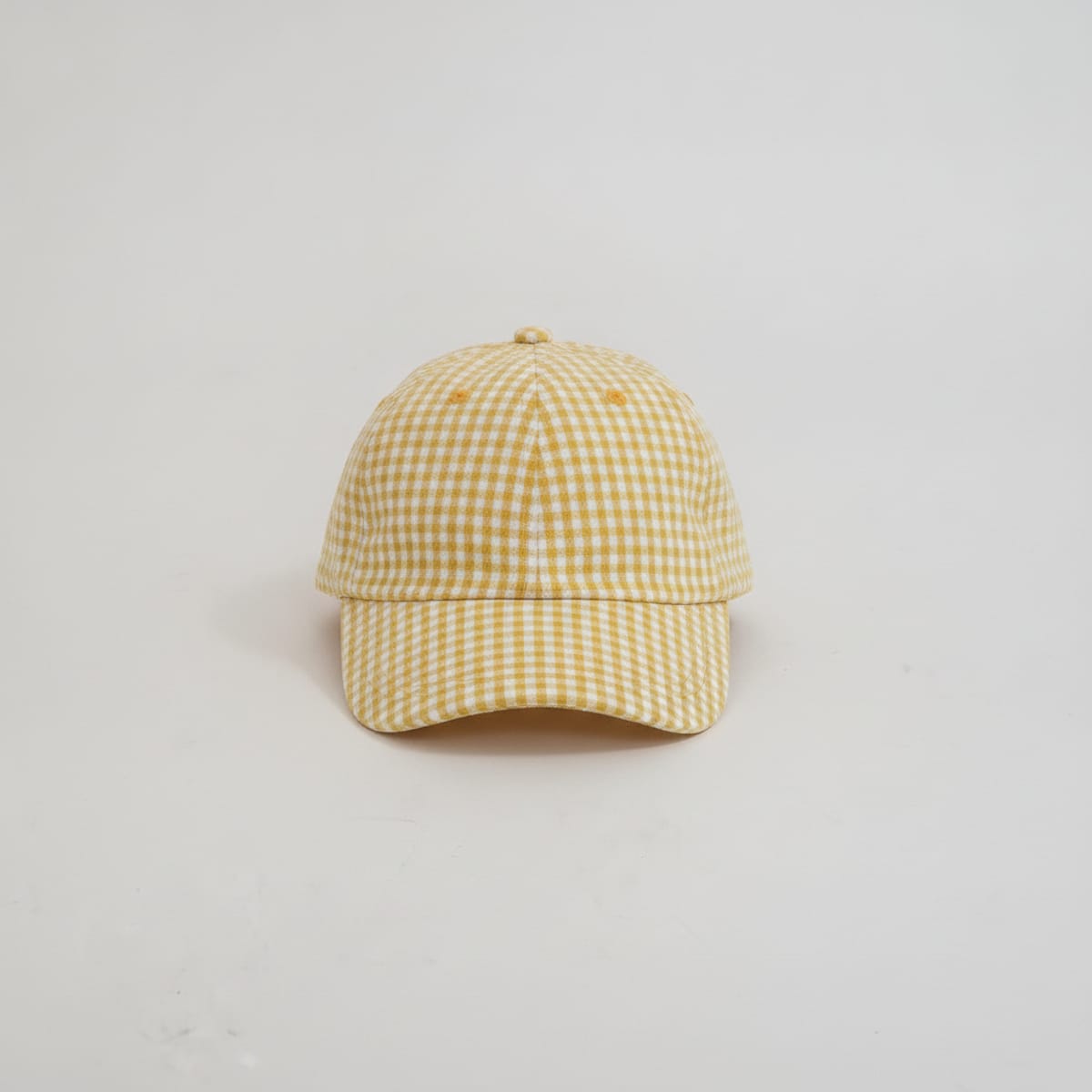 Cappello bambina vichy con fiocco - Beige