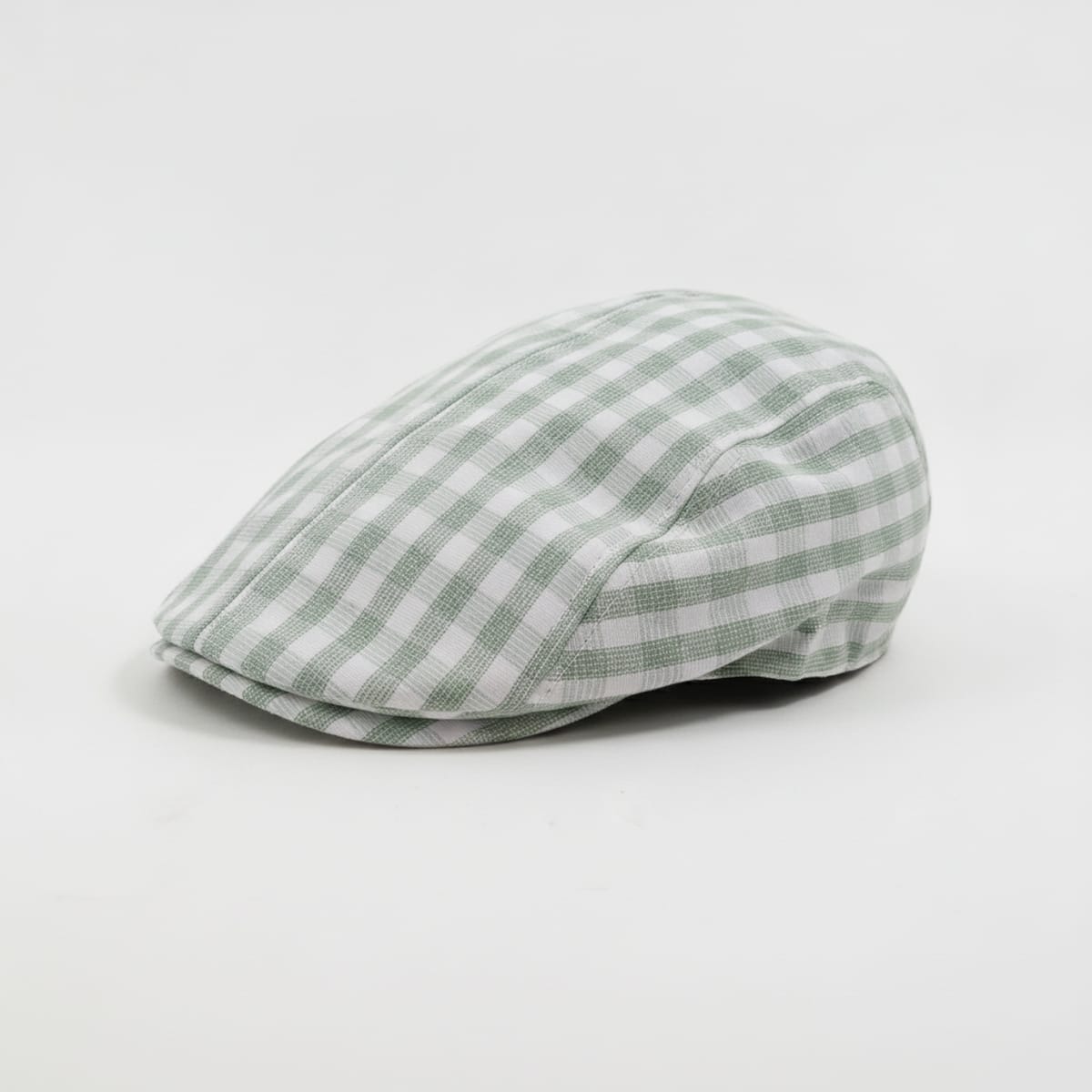 Coppola bambino vichy sfoderata - Verde