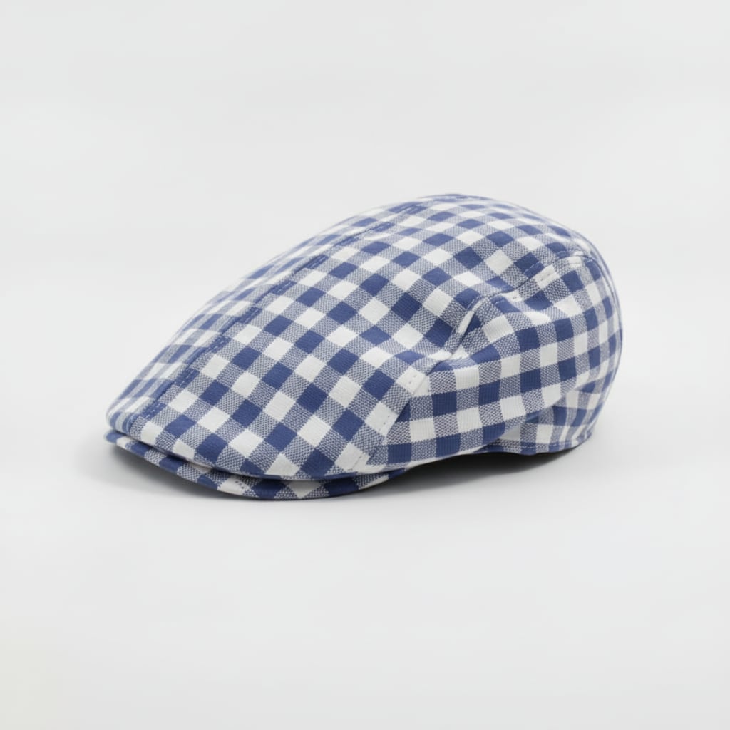 Coppola bambino vichy sfoderata - Denim