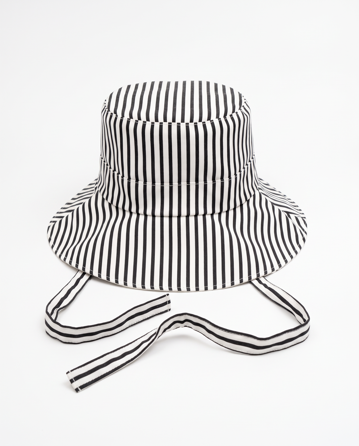 Cappello donna tessuto pescatore double face - Nero