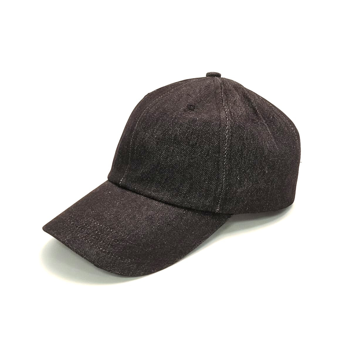 Cappello donna baseball denim - Nero