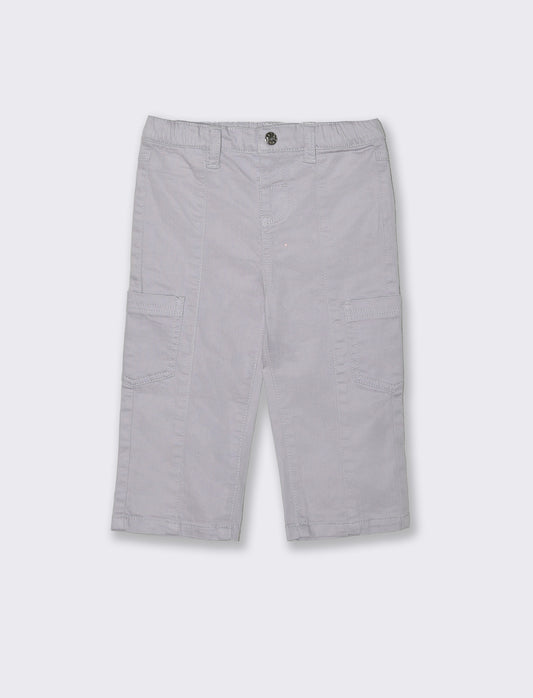 Pantaloni ampi con tasche - Lilla