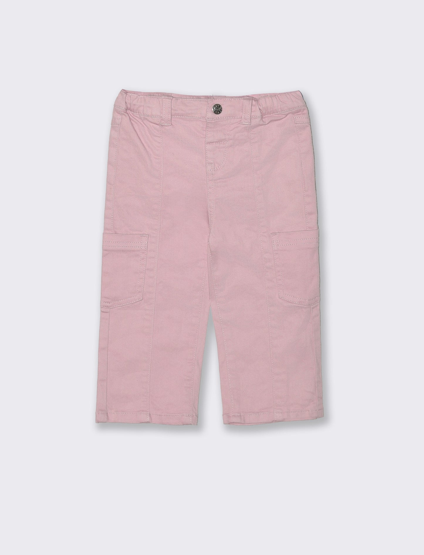 Wide-leg pants with side pockets - Pink