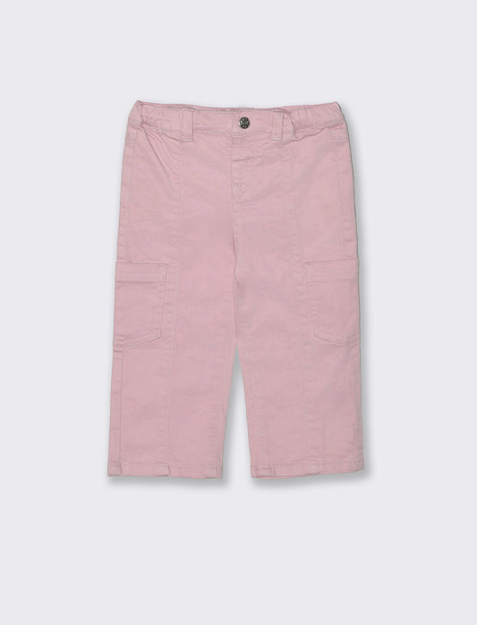 Pantaloni ampi con tasche - Rosa chiaro