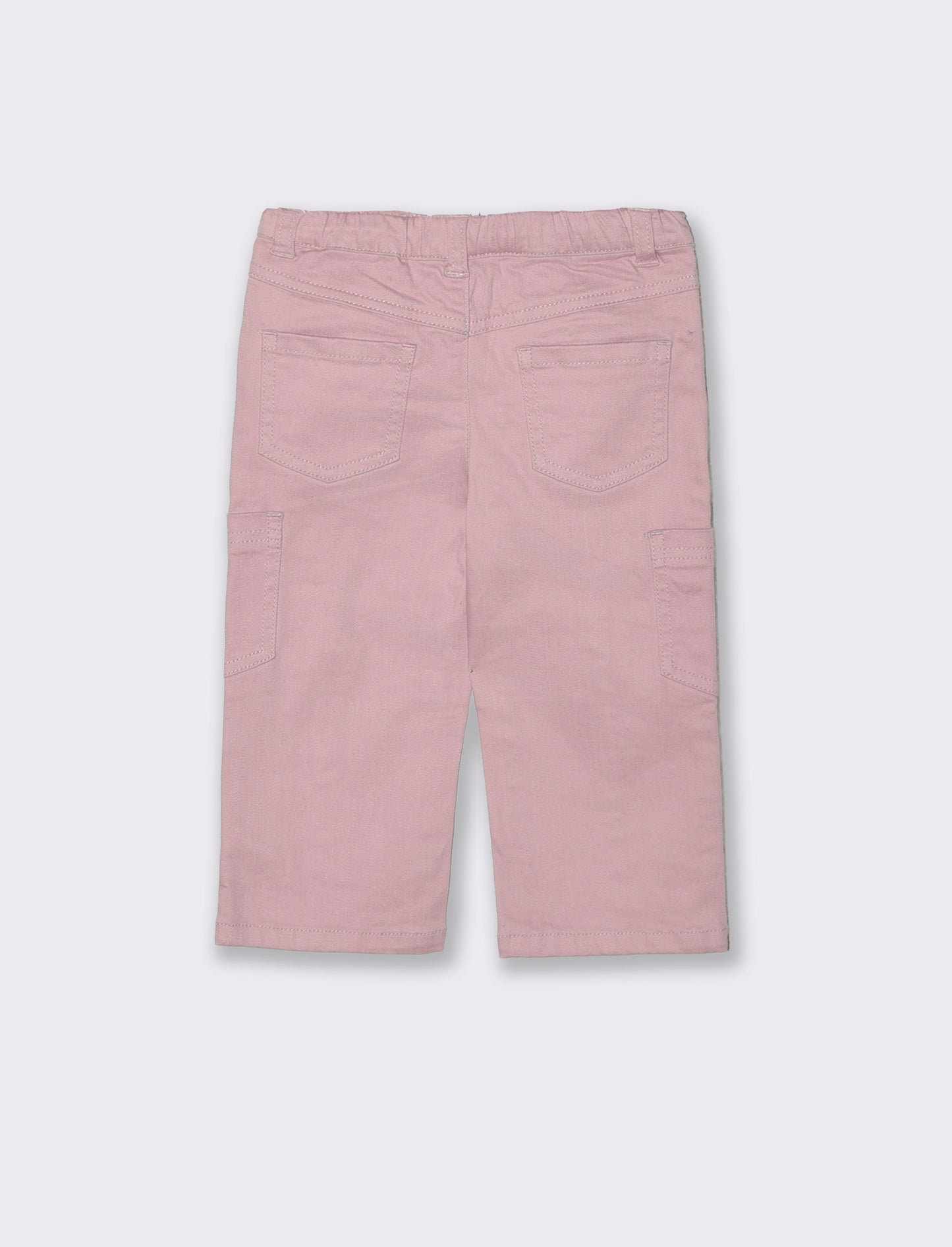 Wide-leg pants with side pockets - Pink