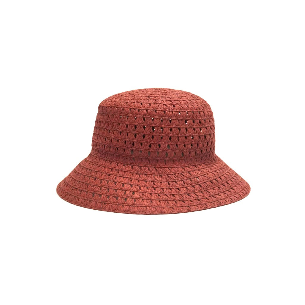 Cappello donna pescatore carta unito - coccio
